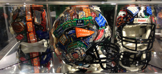 Charles Fazzino 3D Art Charles Fazzino 3D Art NFL: Denver Broncos Helmet (Mini Size)
